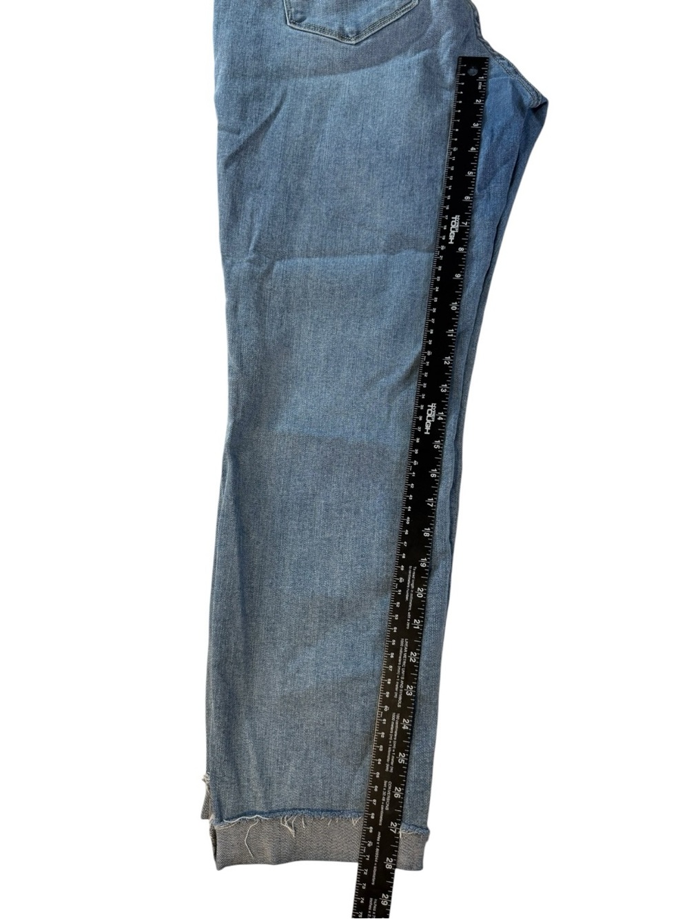 Judy Blue Relaxed Fit Light Wash Cuffed Jeans 15/32 - Picture 12 of 13